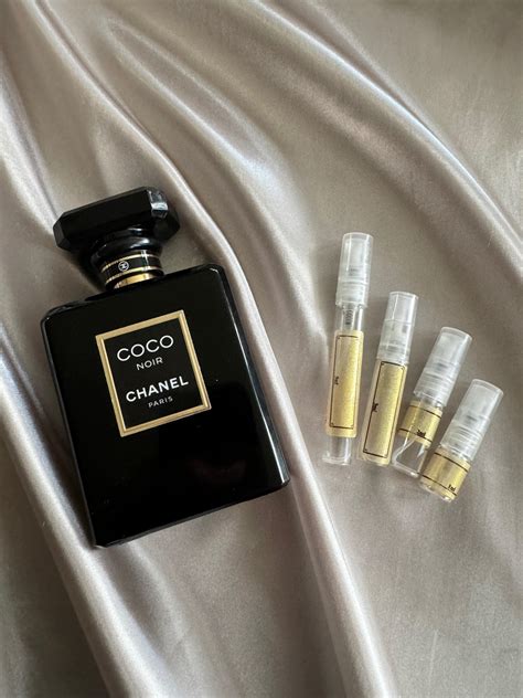 coco noir chanel scent notes|Chanel coco noir sample.